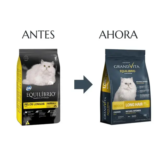 Equilibrio Gatos Adultos Pelos Largos