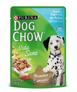 Dog Chow Trozos Jugosos de Pollo Cachorros
