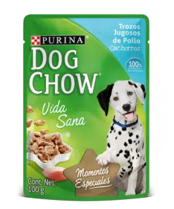 Dog Chow Trozos Jugosos de Pollo Cachorros