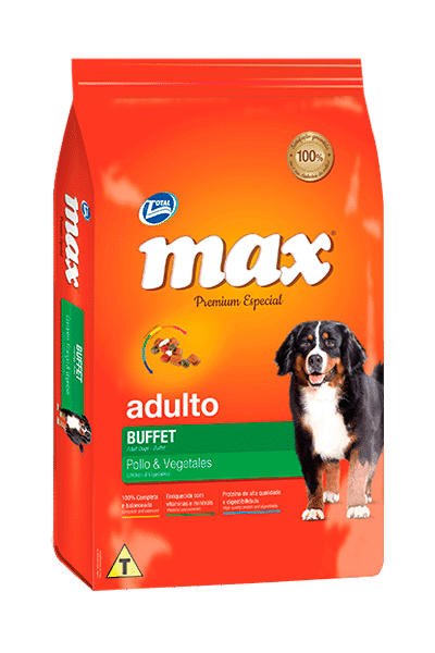 Max-Premium-Especial-Adulto-Buffet-Pollo-Vegetales ame animal