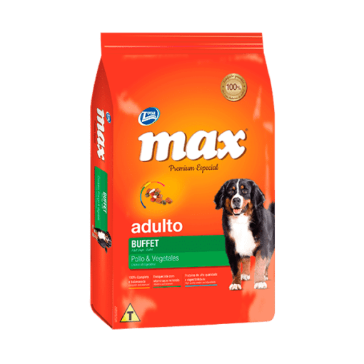 Max-Premium-Especial-Adulto-Buffet-Pollo-Vegetales ame animal