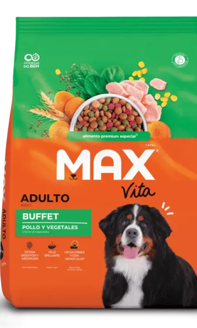 Max Vita Adulto Buffet Pollo y Vegetales