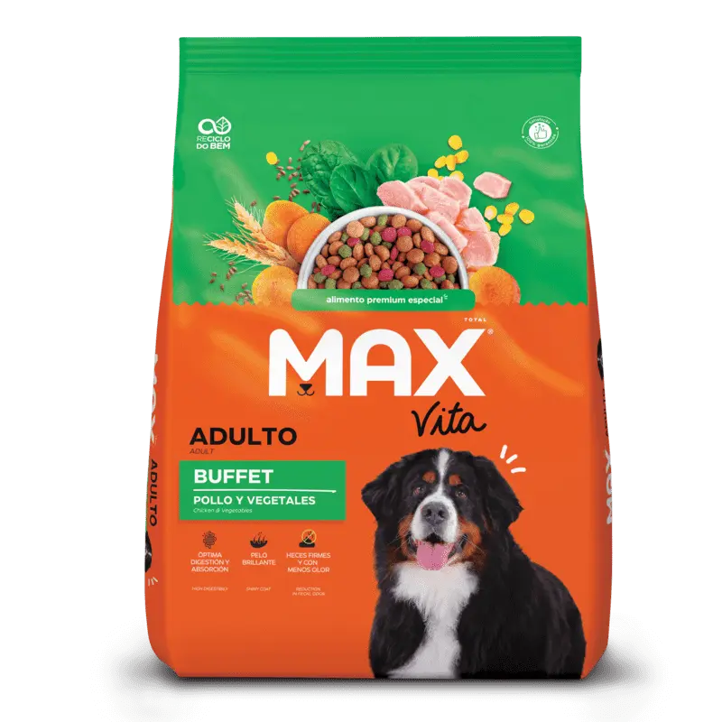 Max Vita Adulto Buffet Pollo y Vegetales