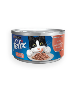 Purina Felix Filetes de Salmón en Salsa