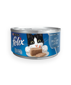 Purina Felix Pate Pescado y Atun x 156 gr Ameanimal1
