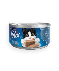 Purina Felix Pate Pescado y Atun x 156 gr Ameanimal1