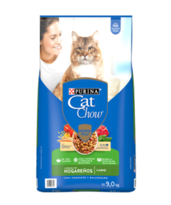 Purina® Cat Chow® Alimento seco HOGAREÑOS CARNE