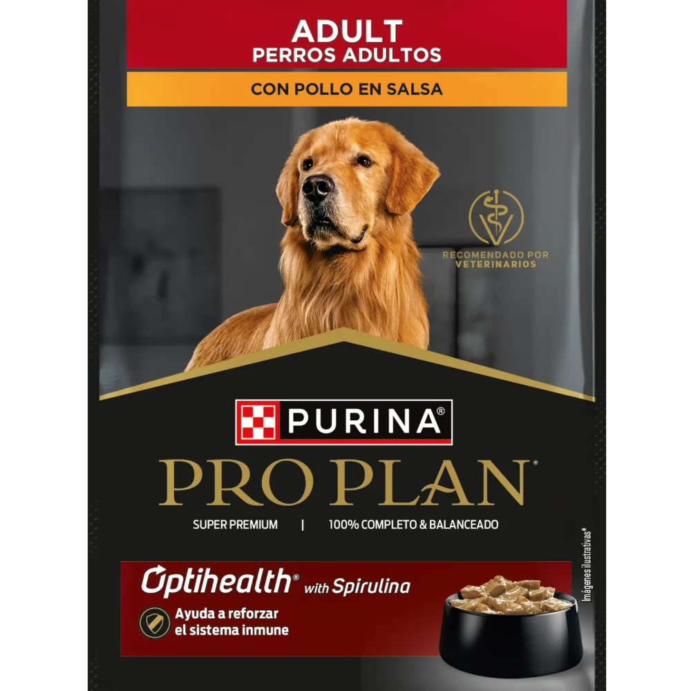 Pro Plan - Alimento húmedo de pollo adulto