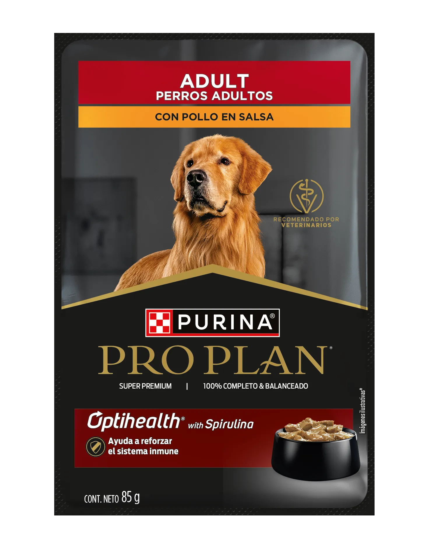 Pro Plan - Alimento húmedo de pollo adulto