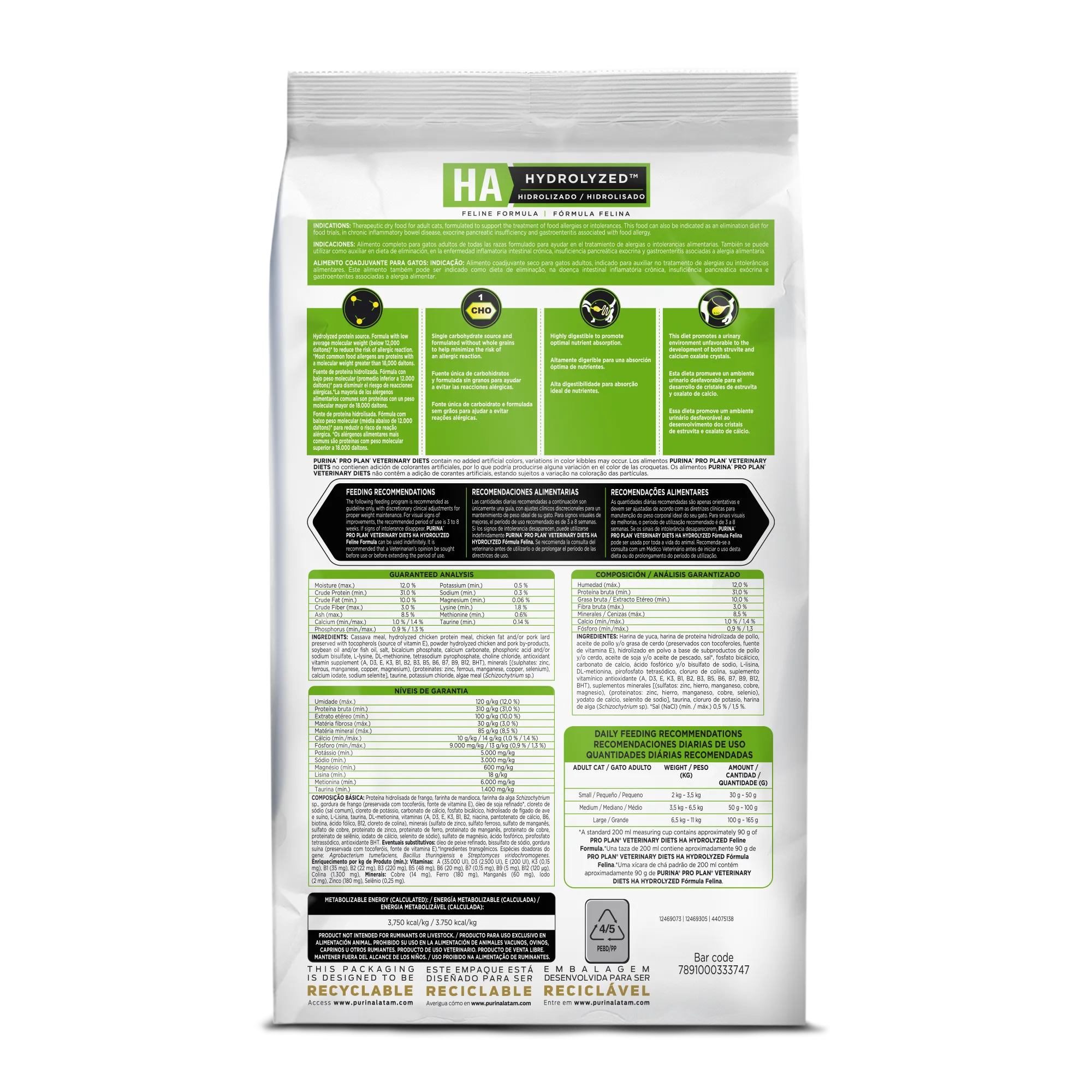 Pro plan Veterinary Diets - HA Alimento Hidrolizado - Imagen 2