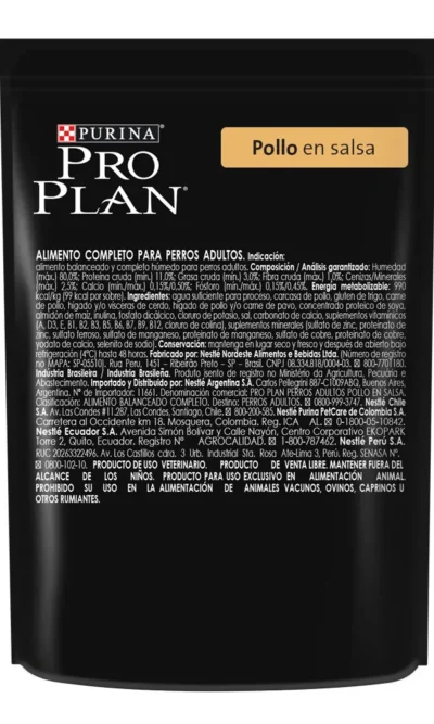 pro plan Adulto Pollo en Salsa ame animal 1