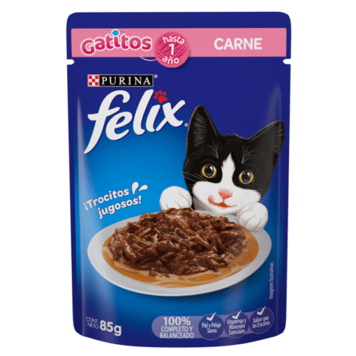 Purina Felix Gatitos con Carne x 85 Gr Ameanimal1