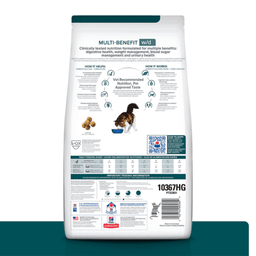 Hills Prescription Diet w/d Multi-Benefit Feline - Imagen 2