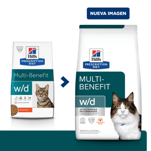 Hills Prescription Diet w/d Multi-Benefit Feline - Imagen 3