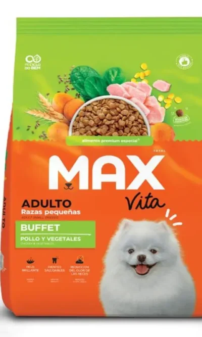 Max Vita Adultos Razas Pequeñas Pollo y Vegetales