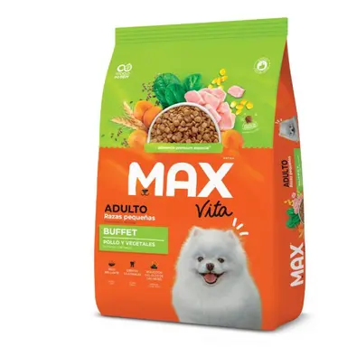 Max Vita Adultos Razas Pequeñas Pollo y Vegetales - Imagen 2