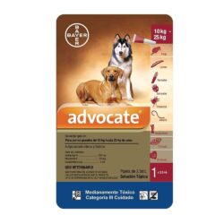 Advocate Perros 10 - 25 Kg Pipeta 2.5 mL