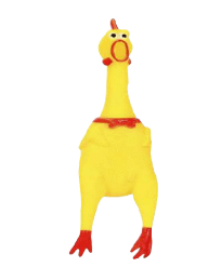 Juguete Pollo con pito para Perros