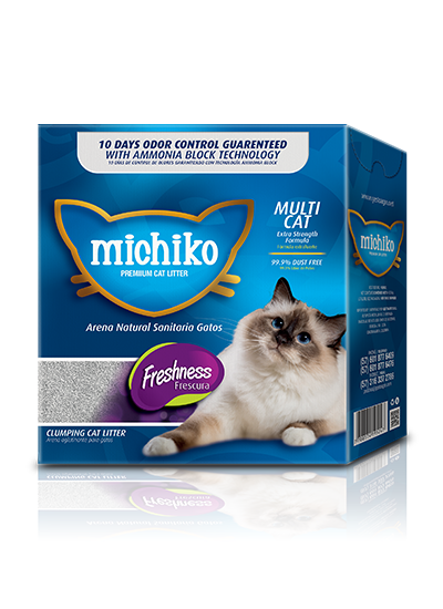 Michiko Premium Cat Litter Ame animal 1