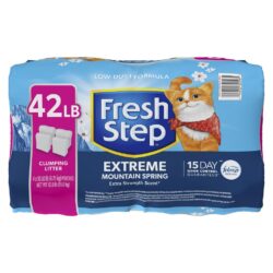 Fresh Step Arena para Gatos Control de Olores con Fragancia Mountain Spring 42 lb (19 kg) ame animal